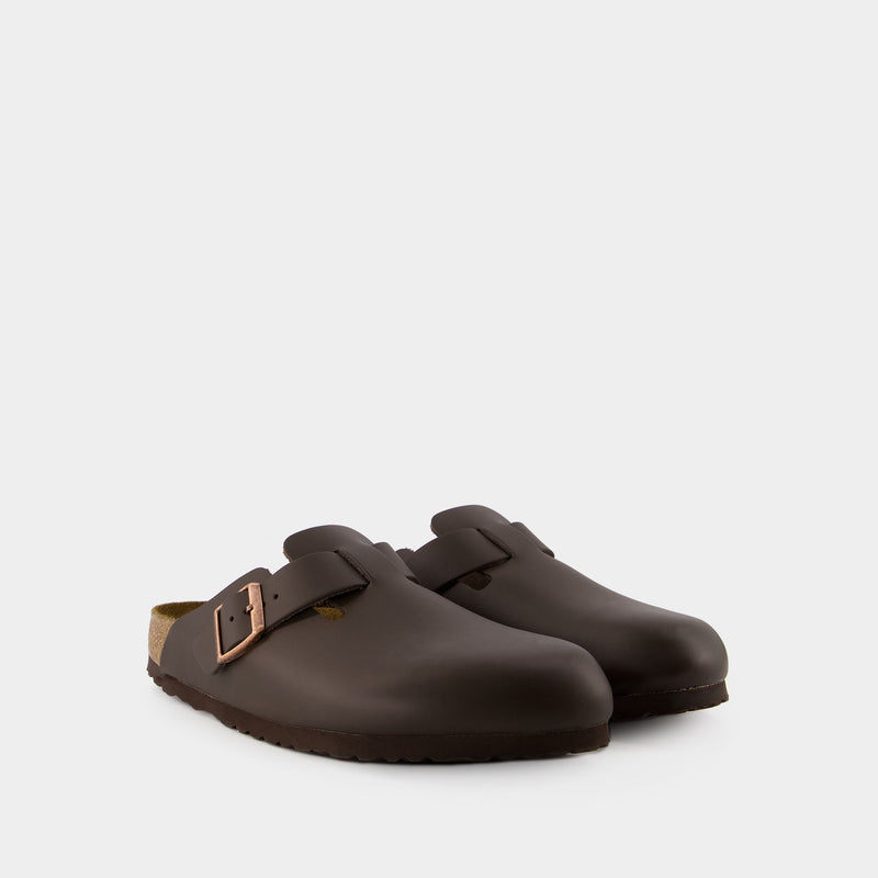 Birkenstock Boston Mules 皮质穆勒勃肯鞋