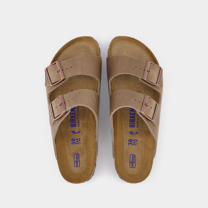 Birkenstock Sandales Arizona SFB 小羊皮凉鞋舒适拖鞋