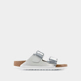 Arizona Nl Sfb Mule - Birkenstock - Silver - Leather