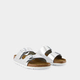 Arizona Nl Sfb Mule - Birkenstock - Silver - Leather