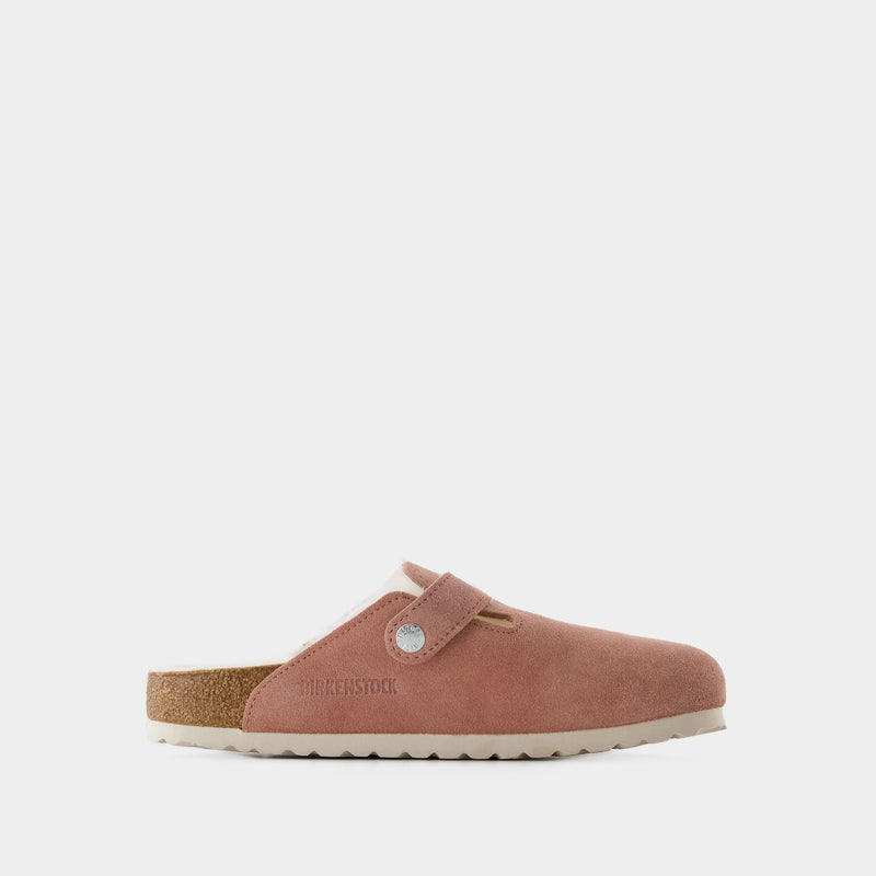 Birkenstock Boston Mules 羊毛穆勒勃肯鞋