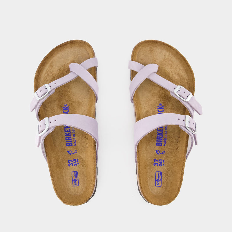 Mayari Sfb Nu Sandals - Birkenstock - Purple - Leather