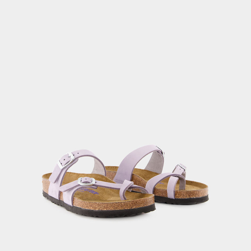 Mayari Sfb Nu Sandals - Birkenstock - Purple - Leather