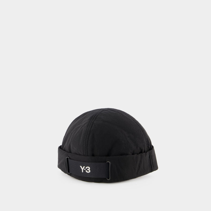 Y-3 Beanie 黑色瓜皮帽