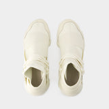 Y-3 Qasa Sneakers 拼色皮质运动鞋