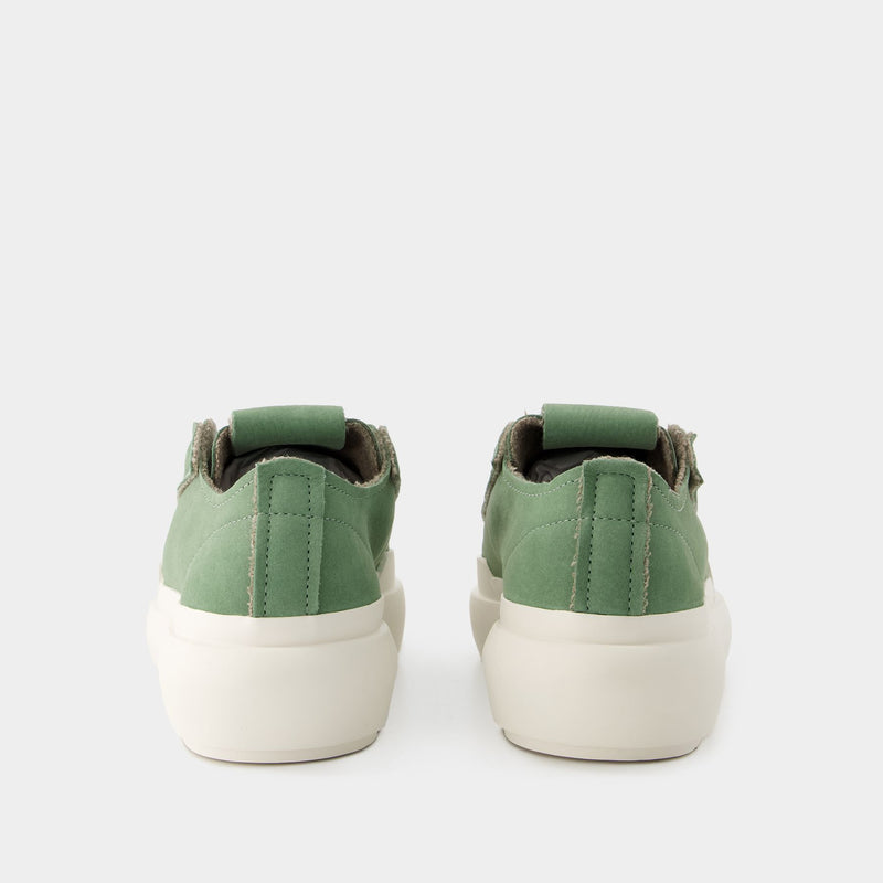 Y-3 Nizza Low Sneakers 拼色小牛皮高帮厚底运动鞋