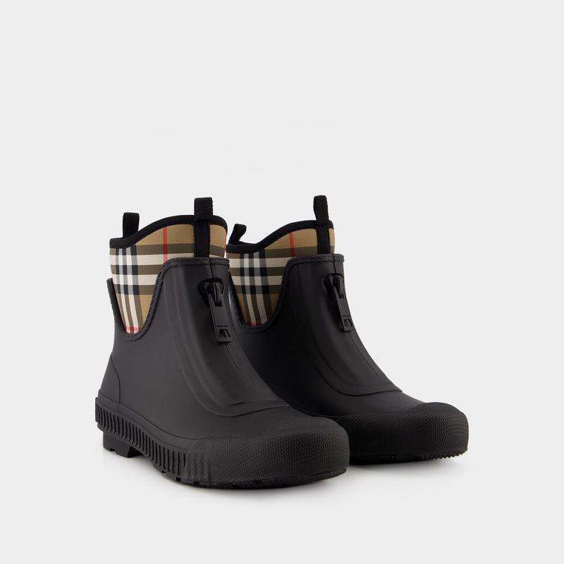 LF Flinton Ankle Boots - Burberry - Rubber -Black