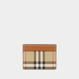 LS Sandon cardholder - Burberry - Leather - Beige