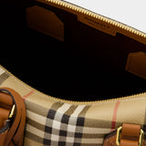 Bowling Bag - Burberry - Leather - Beige