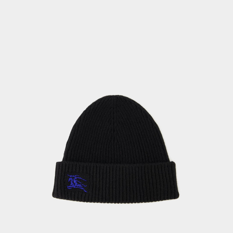 Ekd Beanie黑色山羊绒毛线帽