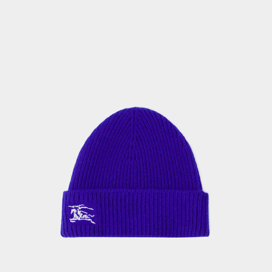 Ekd Beanie蓝色山羊绒毛线帽