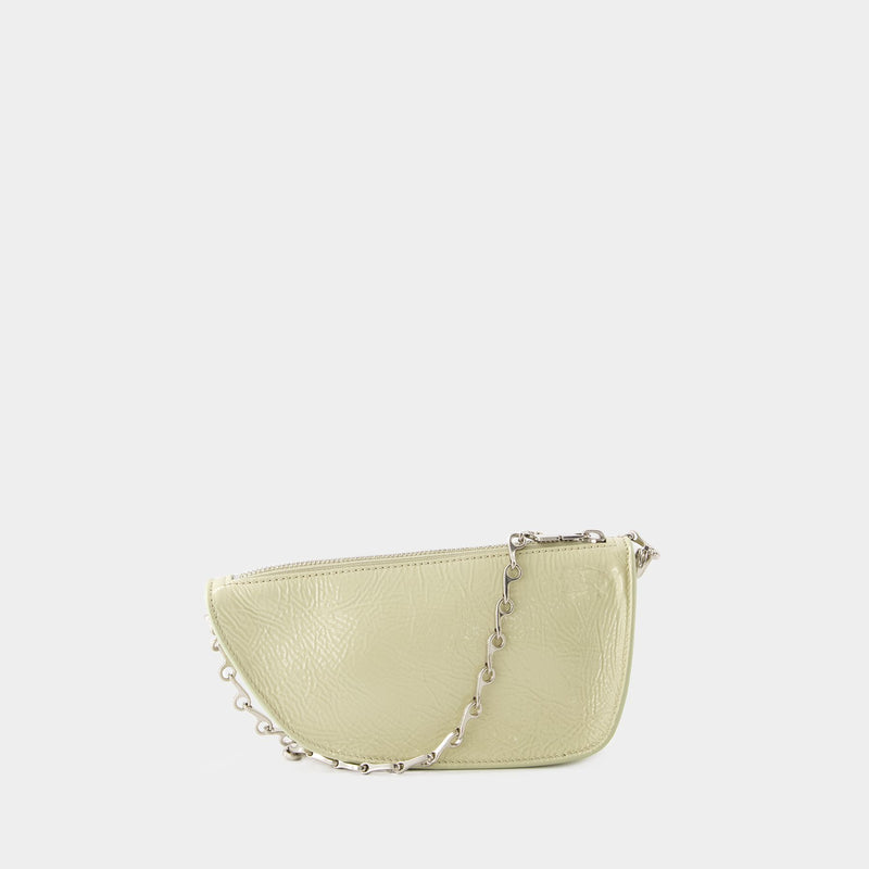 Micro Sling Shield Crossbody - Burberry - Leather - Beige