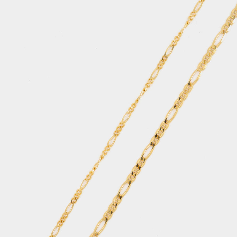 Double Chain Necklace Filia 金色双链条项链