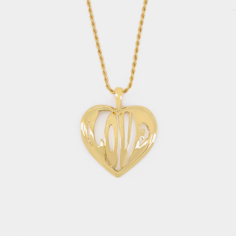 Love Heart Necklace 金色项链