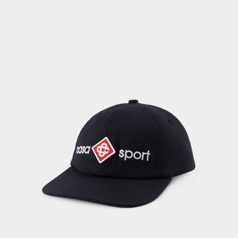 Casablanca Sport Logo 棉质棒球帽