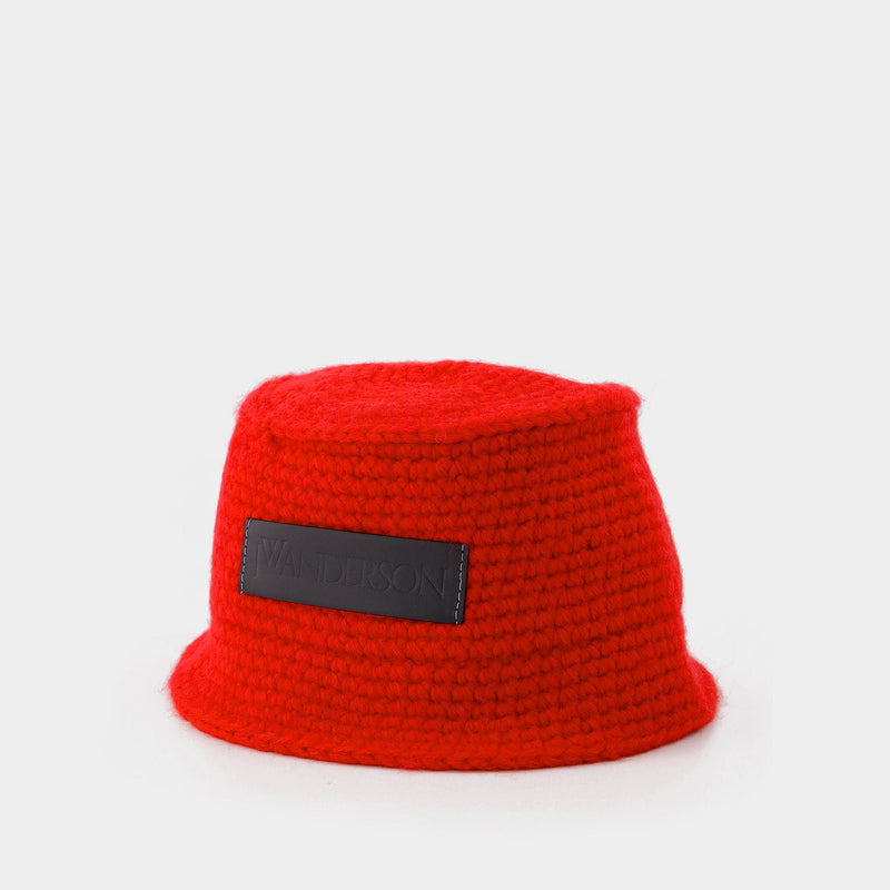 J.W. Anderson Bucket Hat in Red 水桶渔夫帽