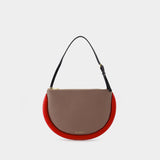 The Bumper Moon Bag in Multicoloured Leather