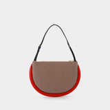 The Bumper Moon Bag in Multicoloured Leather