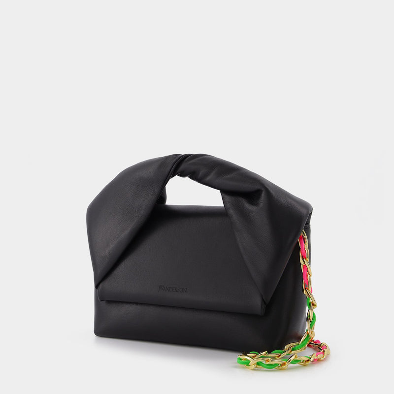 Midi Twister Bag in Multicoloured Leather