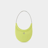 Ring Swipe Bag in Yellow Leather