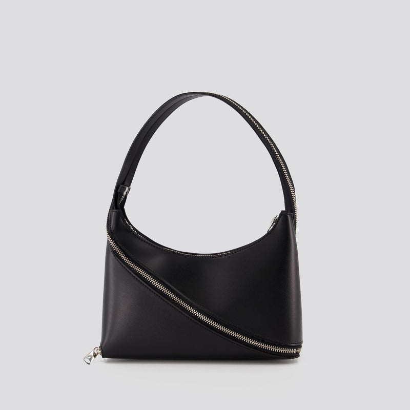 Zip Baguette - Coperni - Leather - Black