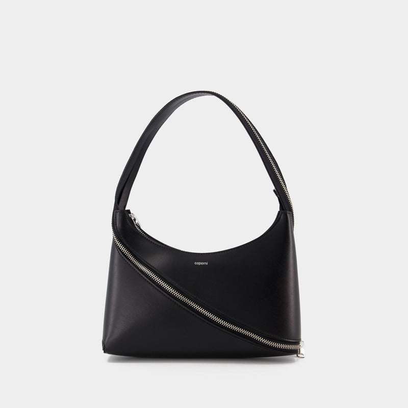 Zip Baguette - Coperni - Leather - Black