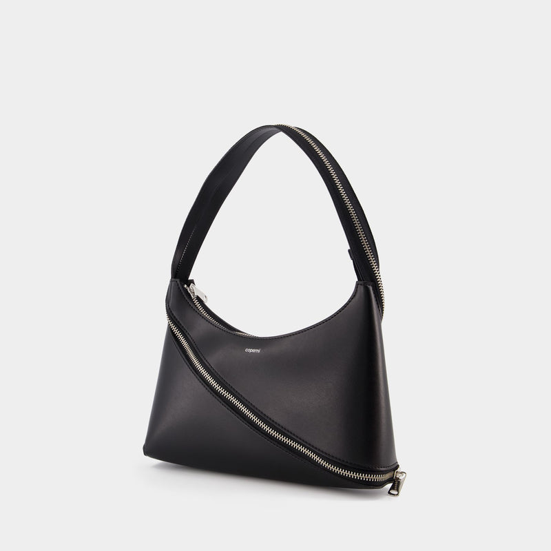 Zip Baguette - Coperni - Leather - Black