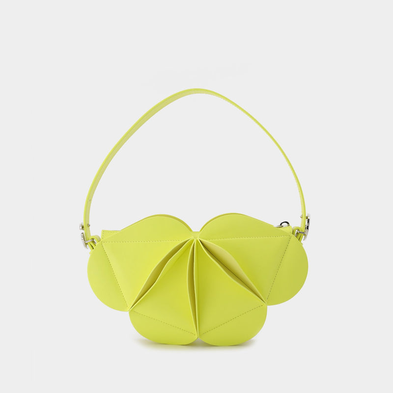 Origami Bag in Yellow Leather