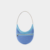 Crystal-Embellished Ring Swipe Bag - Coperni - Crystal - Blue