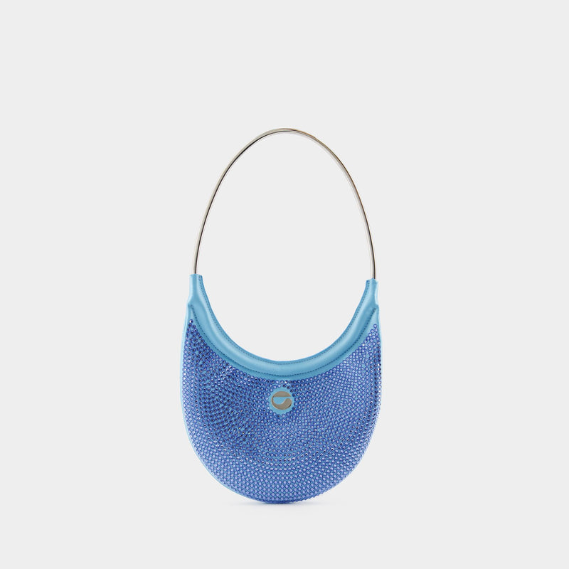 Crystal-Embellished Ring Swipe Bag - Coperni - Crystal - Blue