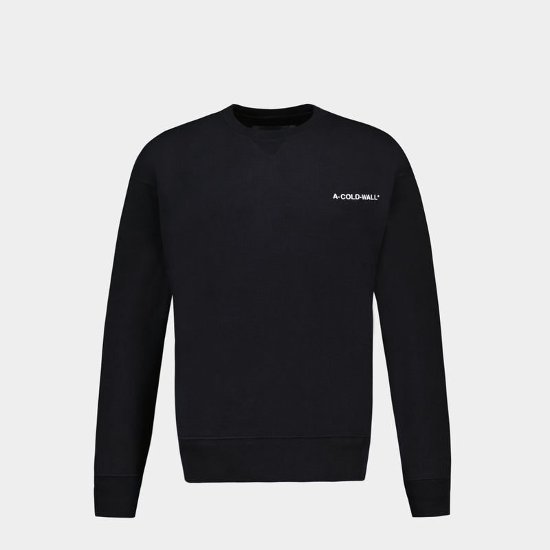 Essentials Small Logo Crewneck - A Cold Wall - Cotton - Black