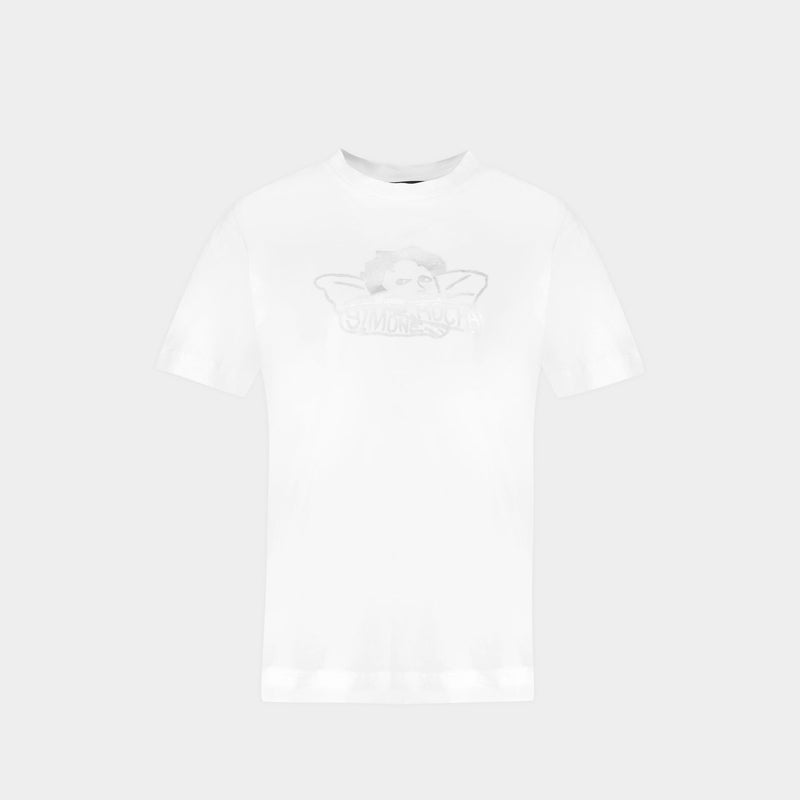 Angel Graphic Project 白色/银色棉质T恤