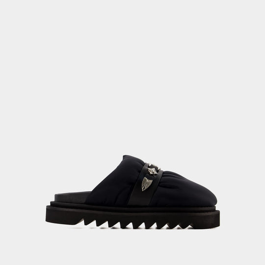 Toga Virilis 黑色尼龙凉鞋