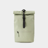Rolltop Rucksack 绿色涤纶背包