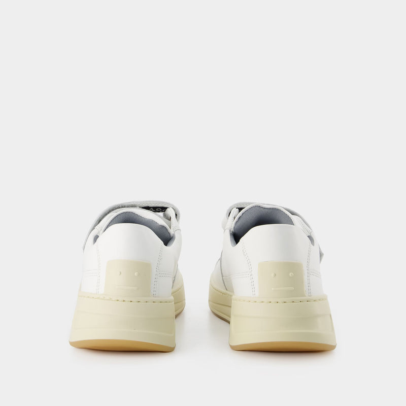 Perey Friend Sneakers - Acne Studios - White - Leather