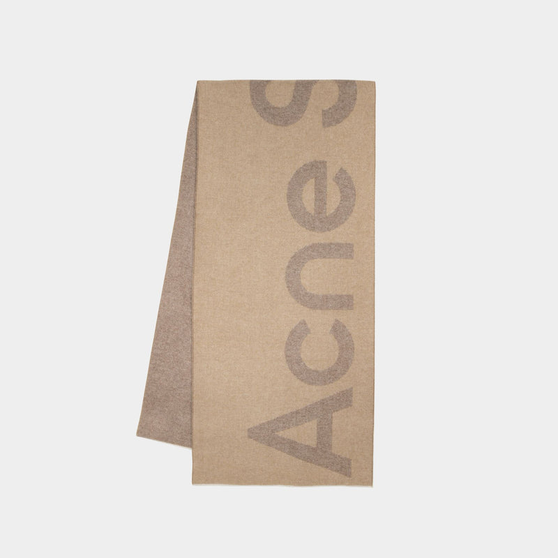 Scarf - Acne Studios -  Brown Camel - Wool