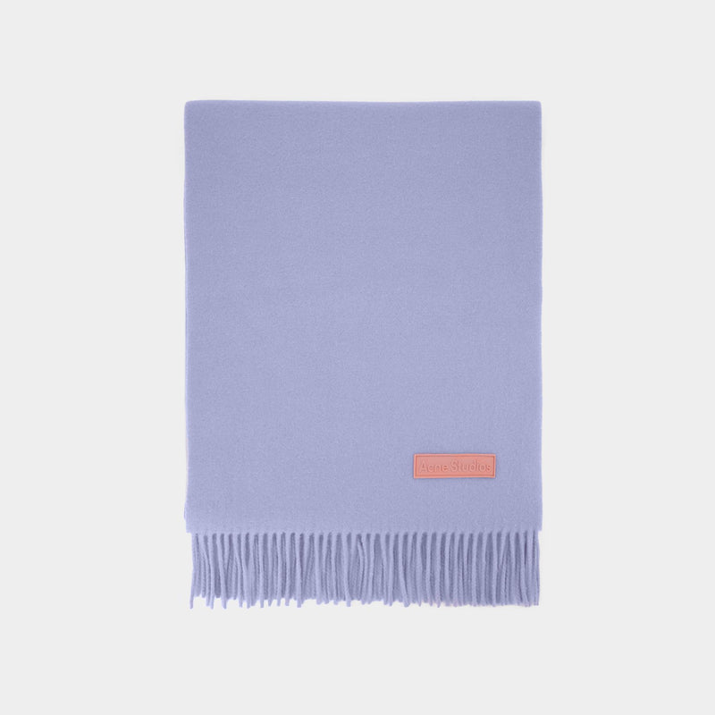 Scarf - Acne Studios - Lilac Purple - Wool