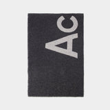 Toronty Logo Scarf - Acne Studios - Wool - Grey