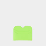 Elmas Large S Carte Holder - Acne Studios - Leather - Lime Green