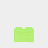 Elmas Large S Carte Holder - Acne Studios - Leather - Lime Green