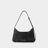 Platt Mini Crackle Hobo Bag - Acne Studios - Leather - Black