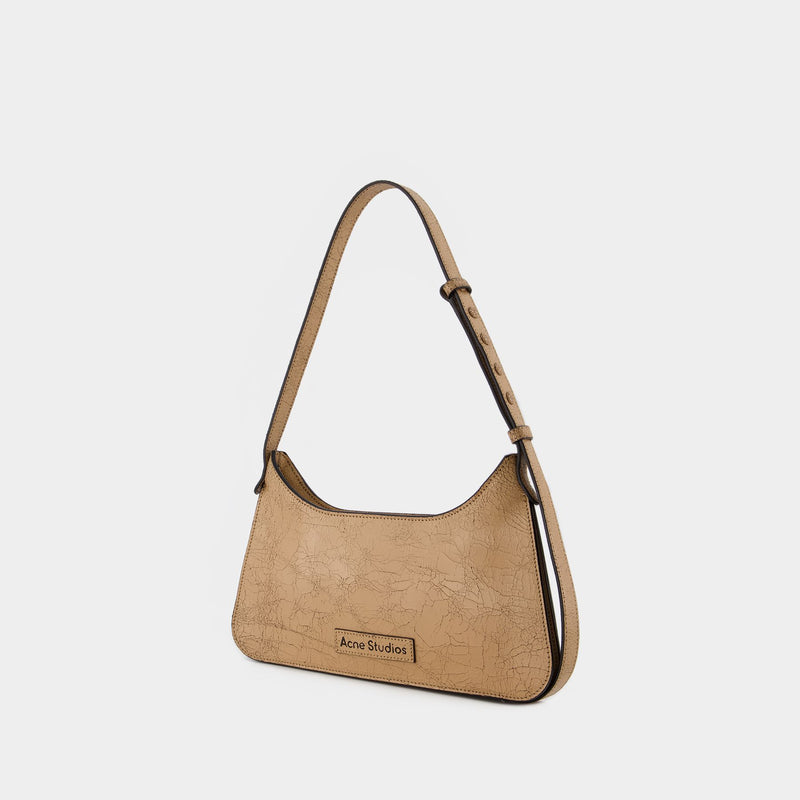 Hobo Platt Mini Crackle Bag - Acne Studios - Leather - Dark Beige