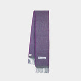 Vally Solid Scarf - Acne Studios - Wool - Lavender