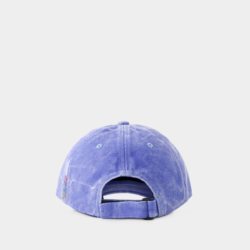 Cunov Canvas Distressed Cap - Acne Studios - Cotton - PowderBlue