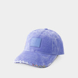 Cunov Canvas Distressed Cap - Acne Studios - Cotton - PowderBlue