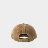 Cunov Canvas Distressed Cap - Acne Studios - Cotton - Brown