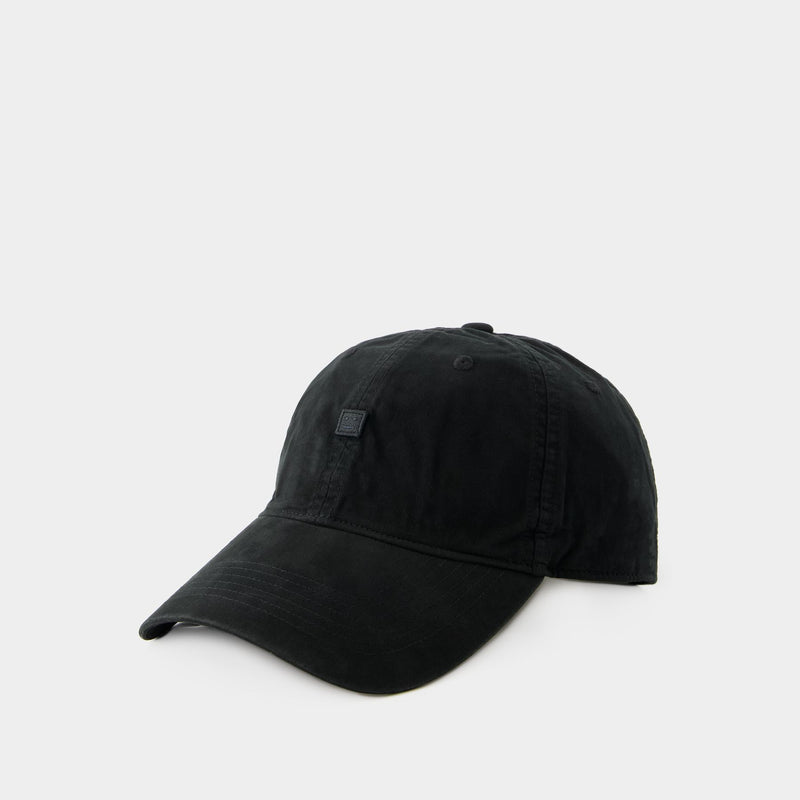 Cunov Fade Face Cap - Acne Studios - Cotton - Black