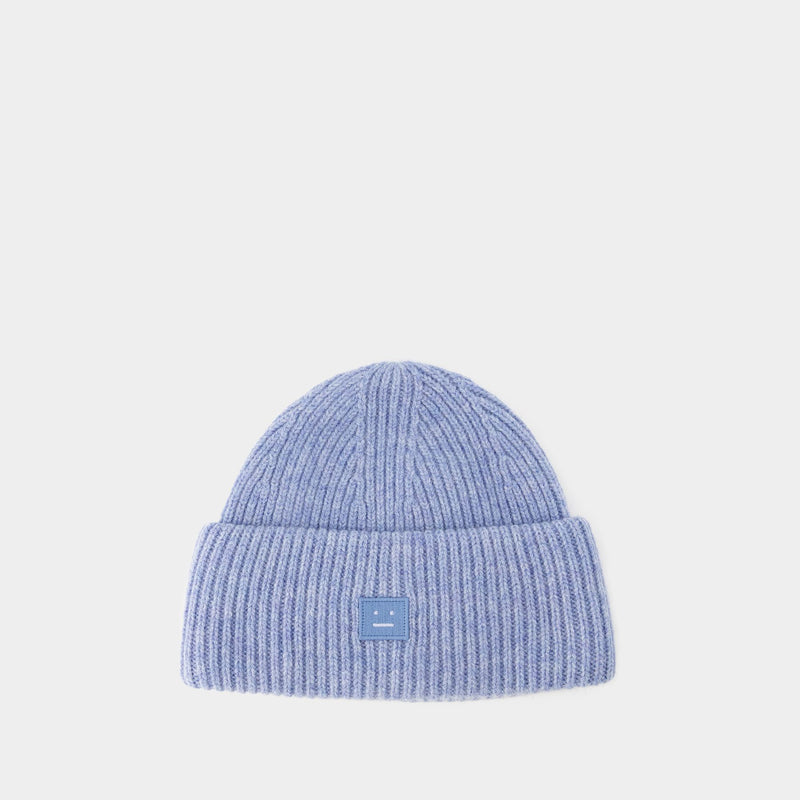 Pana Face Beanie - Acne Studios - Wool - Blue