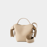 Musubi Mini R Crossbody - Acne Studios - Leather - Beige