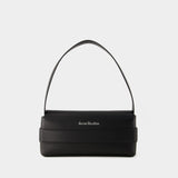 Acne Studios Musubi Elongated黑色皮质Hobo包